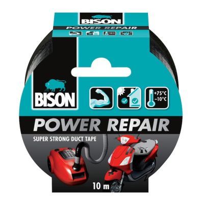 Bison Power Repair banda texturata neagra 50mmx10M- 490012