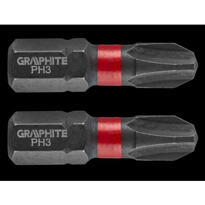 Bit IMPACT,PH3 X 25mm,SET 2 BUC 56h502