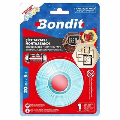 Bnmd2030 Bondit banda de montare doua fete 20mt*10mm