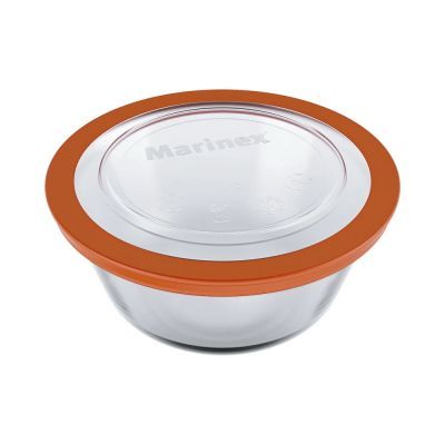 Bol rotund din sticla cu capac 1.2 L N1-MX-6313C