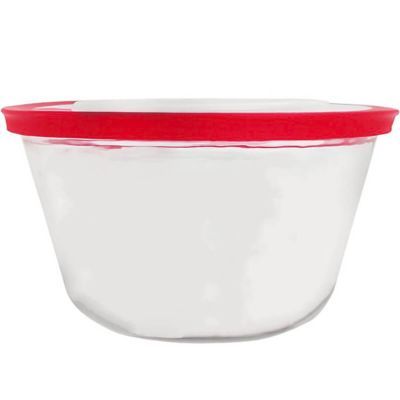 Bol rotund din sticla cu capac 2.4 L N1-MX-6726C
