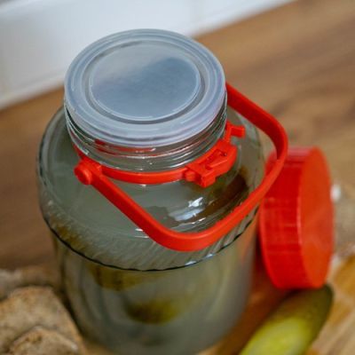 Borcan de 2L cu capac din plastic
