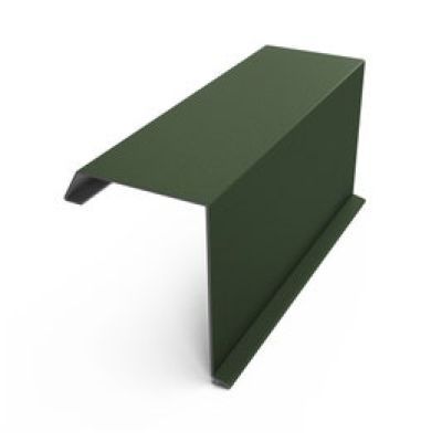 Bordura fronton sub tigl RAL 6020 mat 0.45mm