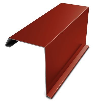 Bordura fronton sub tigla ral 3011- 0.40mm