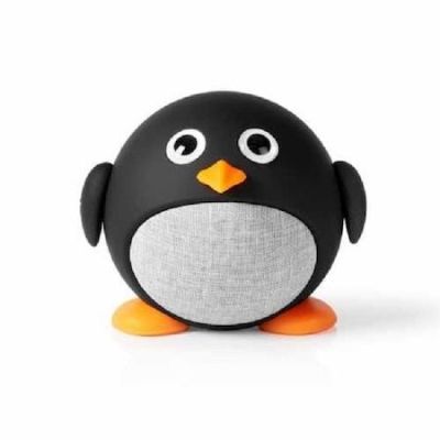 Boxa portabila Nedis cu Bluetooth redare pana la 3 ORE HANDS-FREE Pippy Pinguin