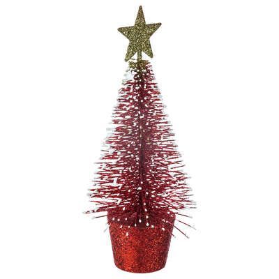 Bradut rosu decorativ 15 cm 127930a