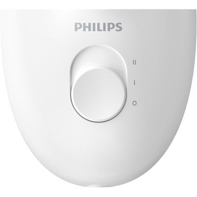 BRE235/00 Epilator Philips satinelle essential,2 viteze,retea,alb-roz