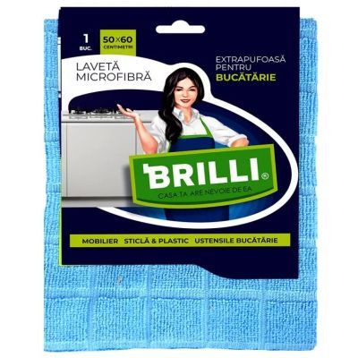 Brilli laveta microfibra extra pufoasa bucatarie 50x60cm 90038914 Brilli laveta microfibra extra pufoasa bucatarie 50x60cm 90038914