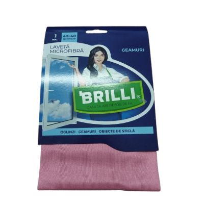 Brilli laveta microfibra geamuri 40x40cm