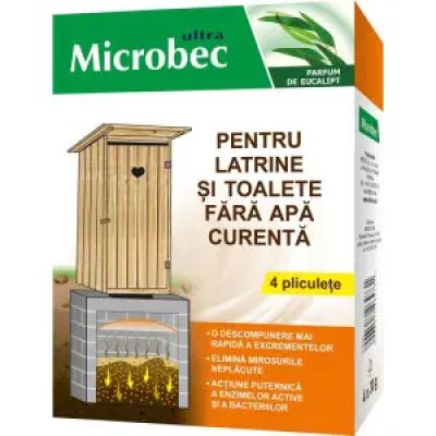 Bros 1658 Microbec pt haznale/latrine si toalete uscate 30g