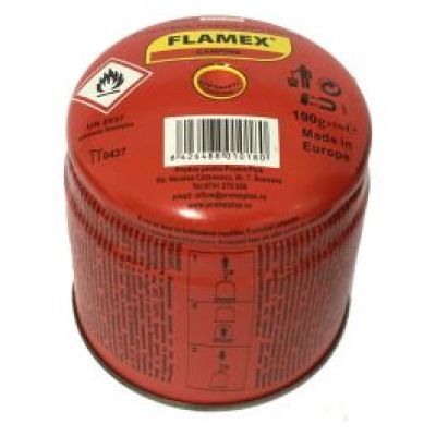 Butelie gaz cu valva flamex 190gr 5396 Butelie gaz cu valva flamex 190gr 5396