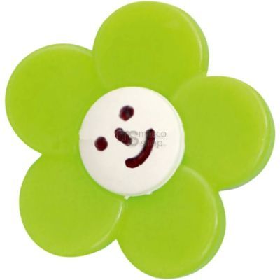 Buton plastic 484.89 floare verde deschis 14054 Buton plastic 484.89 floare verde deschis 14054