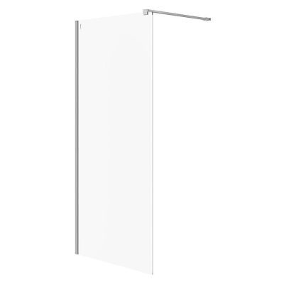 Cabina DUS Walk-IN Mille crom 90X200 sticla transparenta S161-006
