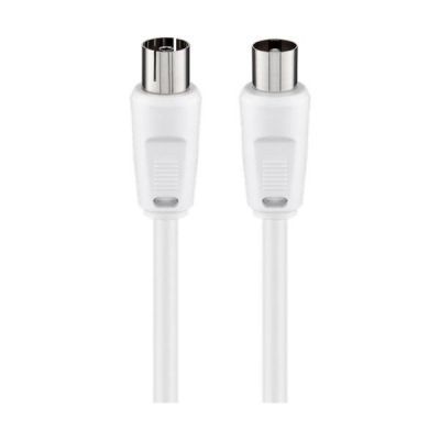 Cablu antena coaxial tata - coaxial mama, alb, 5.0 m, Cx-s-5.0-gbay