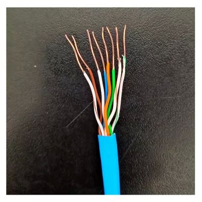 Cablu de retea U/UTP Well, cat5e, 8 fire din cupru 0.49mm, rola 305m UTP5E-CU-305-WL
