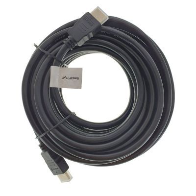 Cablu HDMI tata culoare negru - HDMI tata cu ethernet contacte aurite 10M Goobay