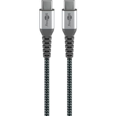 Cablu USBC incarcare/sincronizare date 2m gri/argintiu CABLE-USBC/USBC-2GY01-GBAY