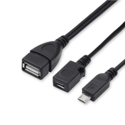 Cablu adaptor OTG USB MAMA-MINI USB tata Well