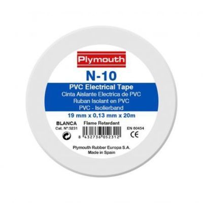 Banda izolat 20ML.PLYMOUTH SP.NR.10 Alb-21006125