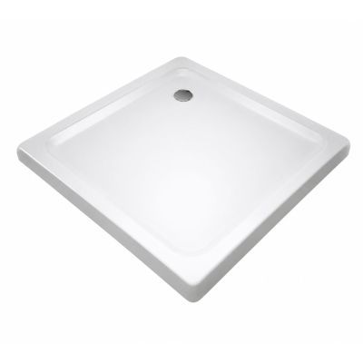 cadita dus imperial patrata square 800x800mm white ex-q01-88-white