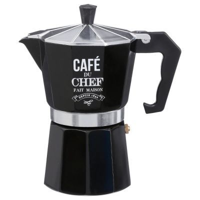 Cafetiera 6 cani MOKA neagra 134515