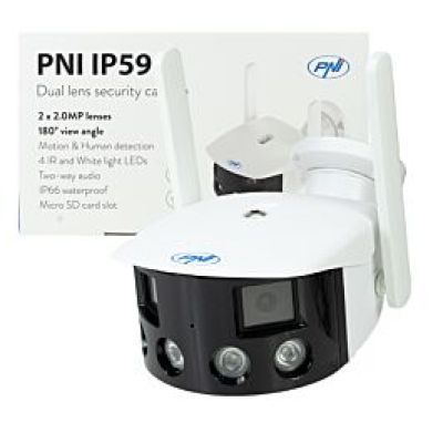Camera supraveghere video wireless ip dual lens PNI-IP590