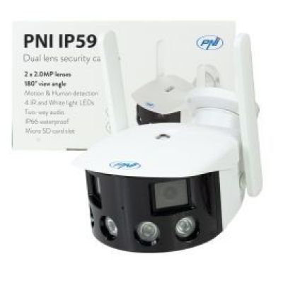 Camera supraveghere video wireless ip dual lens PNI-IP590