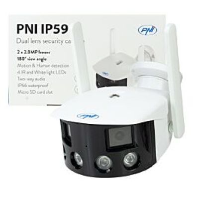 Camera supraveghere video wireless ip dual lens PNI-IP590