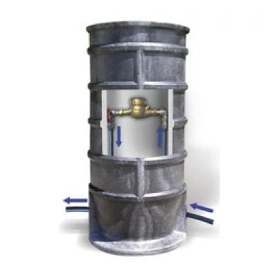 Camin apometru echipat cu contor DN 500/800 6420330129808