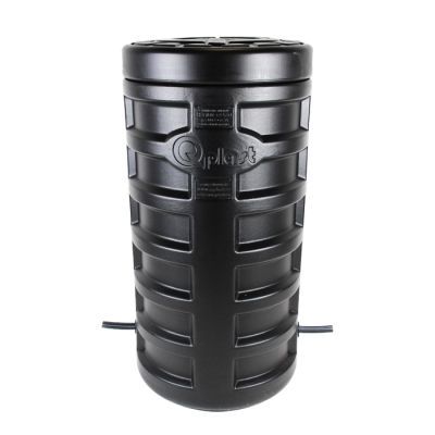 Camin apometru hdpe triplustrat d.560 h.1100 negru termoizolat cu capac si istalatie 3/4''