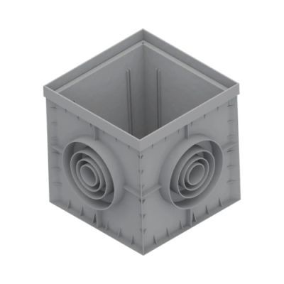 Camin pp base gri patrat A15-250 300x300 (8370-g)