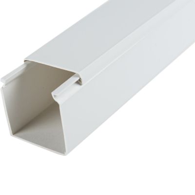 Canal cablu PVC alb 40x40mm 2M/buc KO-C40X40
