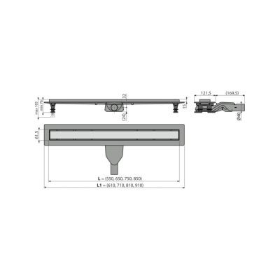 Canal scurgere dus APZ2012-option-550 alca