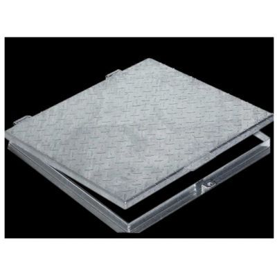 Capac ascuns zincat cu cadru 450X450 6833