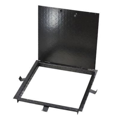 Capac ascuns zincat cu cadru 550X550 6833