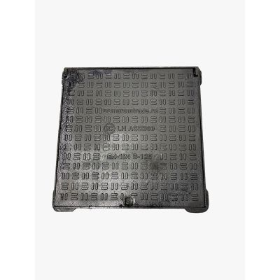 Capac fonta urban patrat cu rama 420X420 Hext 37 PL 350X350 B125