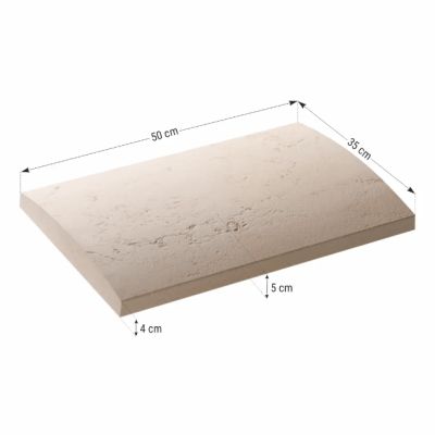Capac interval Roma Royal 50x35-5 CM Smoke