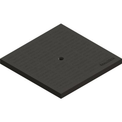 Capac PP base negru pt camin patrat A15 300x300 3389-N