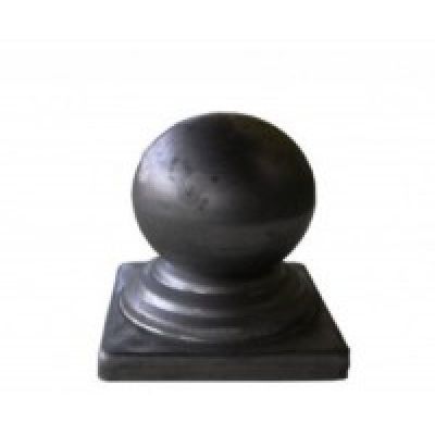 Capac stalp din tabla cu bila 120x120 14-085
