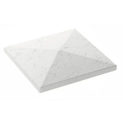 Capac stalp gard Roma 35x35 5 cm Silver