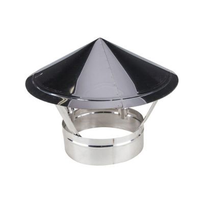 Capac terminal cos de fum rotativ inox D 130 681864