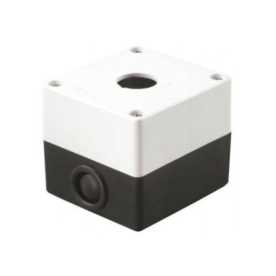 Carcasa buton KP101 pentru 1 buton alb BKP10-1-K01