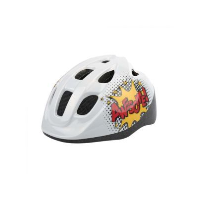 Casca ciclism copii polisport comics 52-56 cm S Alb POL-203099