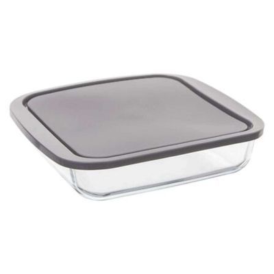 Caserola patrata din sticla Keepeat cu capac 22 x 22 cm 151118