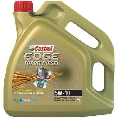 Ulei motor auto Castrol Edge turbo diesel, 5W-40, 4 L