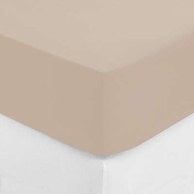 Cearsaf cu elastic, bej, bumbac 160X200 cm 178574d