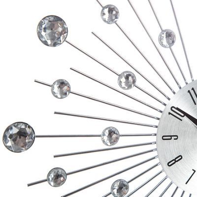 Ceas cu strasuri D33 cm metal 148462