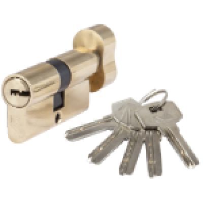 Cilindru alama cu buton 65MM descentrat 30+35 alama 677181