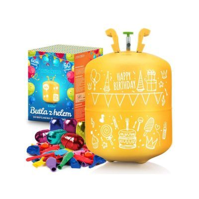 Cilindru de heliu 0,42m3 cu baloane si panglica Ricokids 799100 Cilindru de heliu 0,42m3 cu baloane si panglica Ricokids 799100