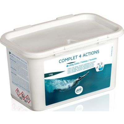 Clor complet 4 ACTIUNI 1 KG tablete 200G 2000298